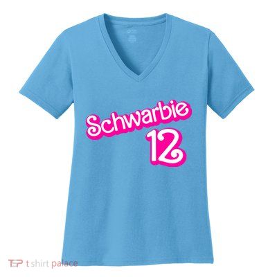 Cute Doll Schwarbie 12 Women's V-Neck T-Shirt