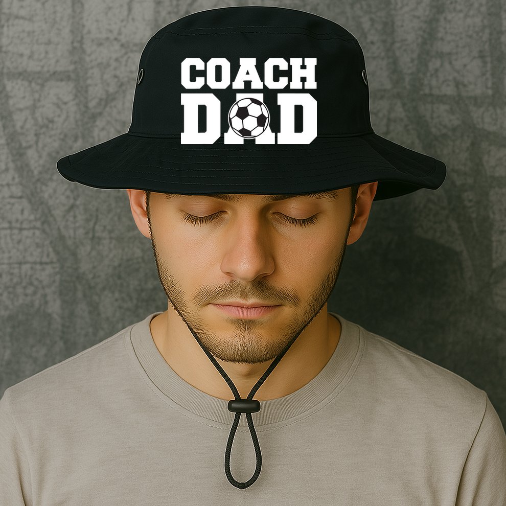 Coach Dad Soccer Dad Soccer Coach Bucket Hat