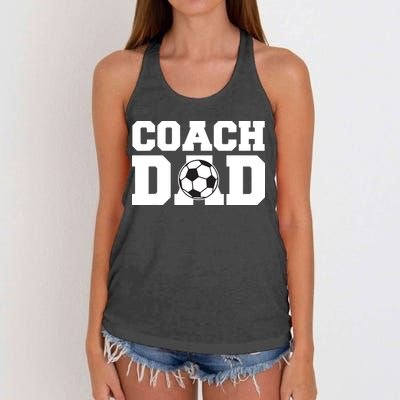 Coach Dad Soccer Dad Soccer Coach Women's Knotted Racerback Tank