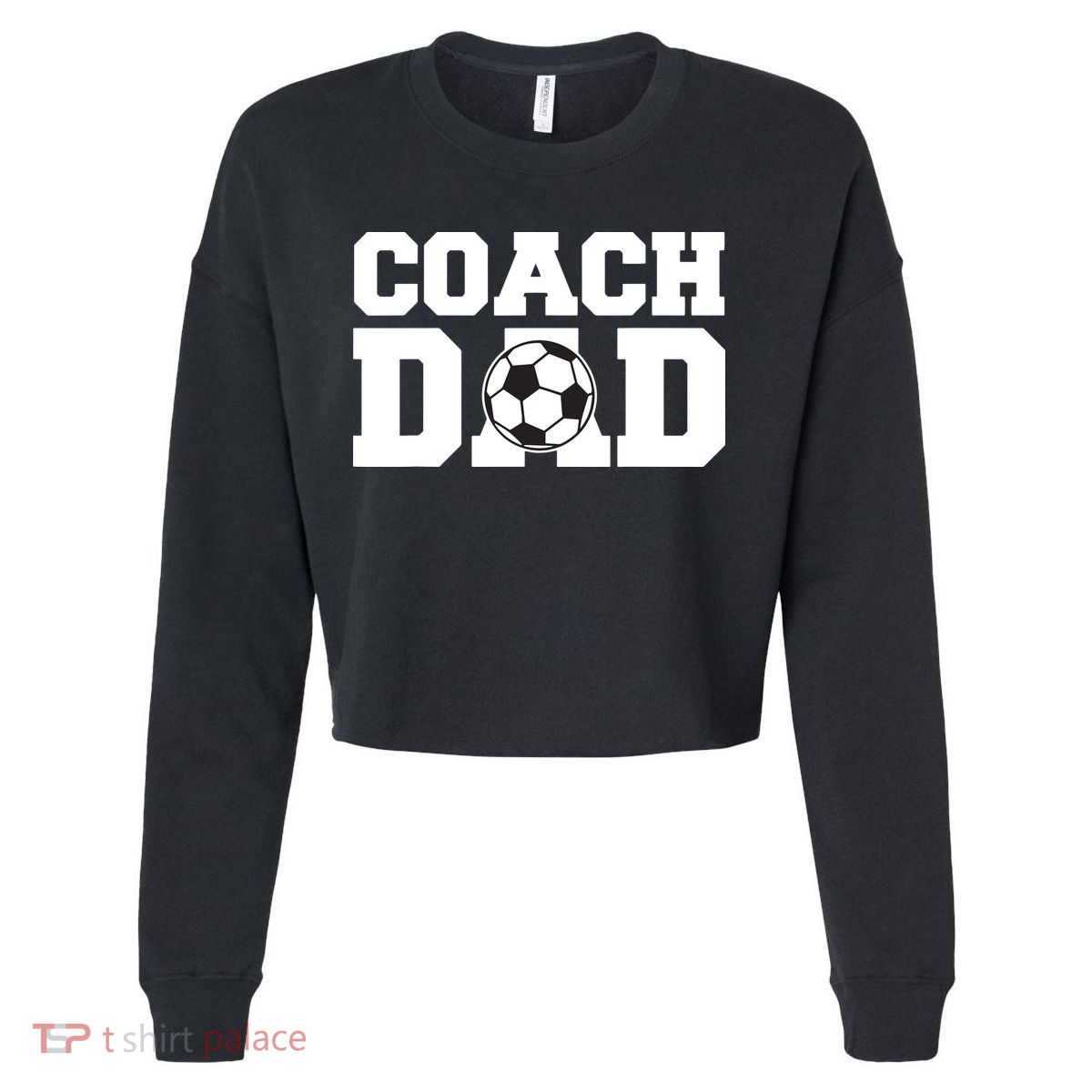 Coach Dad Soccer Dad Soccer Coach Cropped Pullover Crew