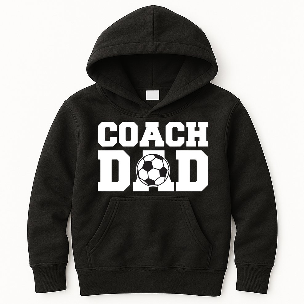 Coach Dad Soccer Dad Soccer Coach Kids Hoodie