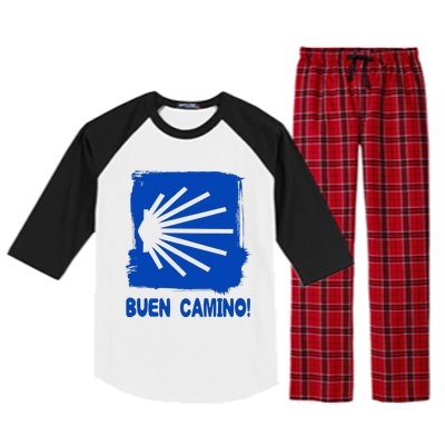 Camino De Santiago De Compostela Pilgrim Way Of St. James Raglan Sleeve Pajama Set