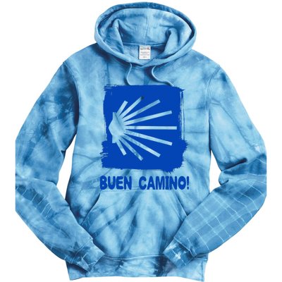 Camino De Santiago De Compostela Pilgrim Way Of St. James Tie Dye Hoodie