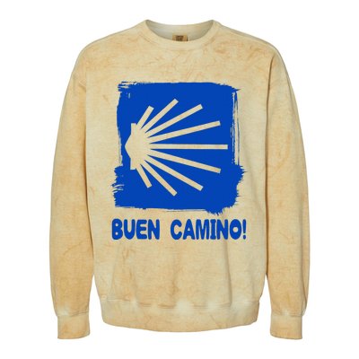 Camino De Santiago De Compostela Pilgrim Way Of St. James Colorblast Crewneck Sweatshirt