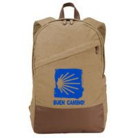 Camino De Santiago De Compostela Pilgrim Way Of St. James Cotton Canvas Backpack