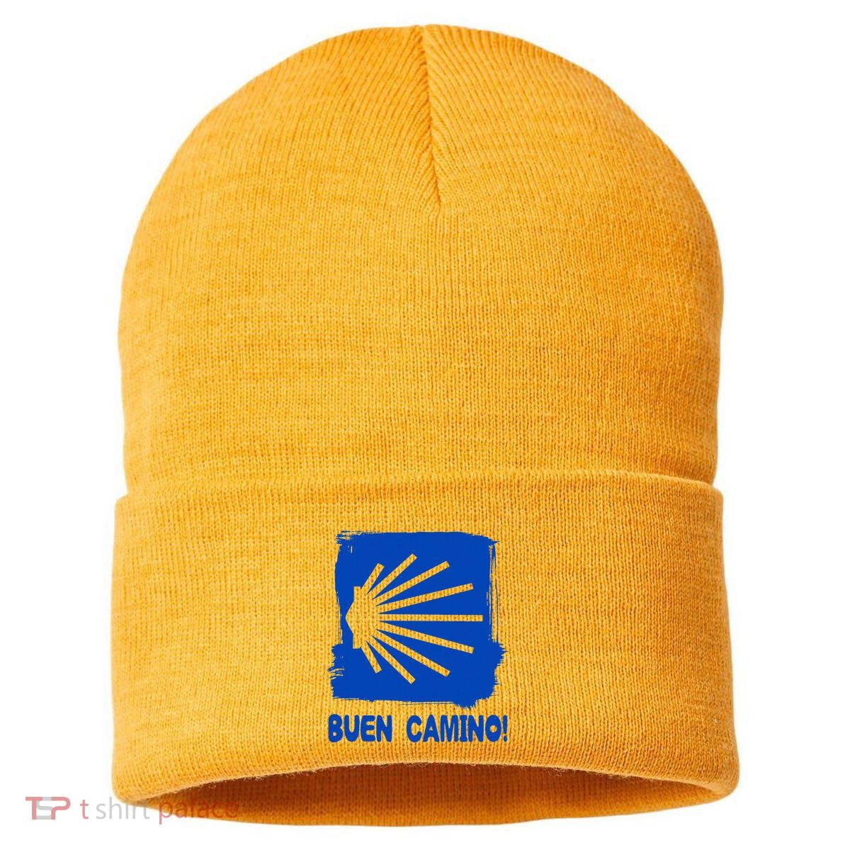 Camino De Santiago De Compostela Pilgrim Way Of St. James Sustainable Knit Beanie