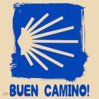 Camino De Santiago De Compostela Pilgrim Way Of St. James Drawstring Bag
