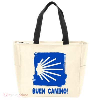 Camino De Santiago De Compostela Pilgrim Way Of St. James Zip Tote Bag