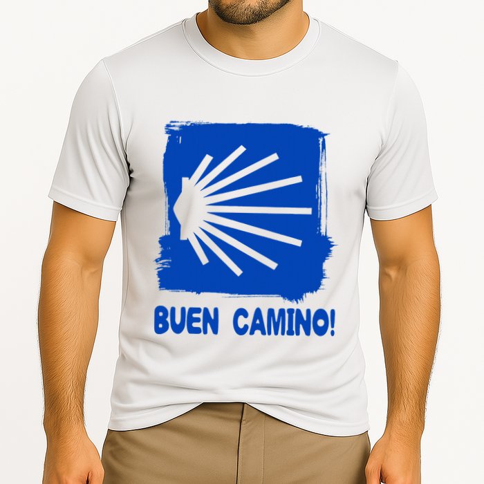 Camino De Santiago De Compostela Pilgrim Way Of St. James Cooling Performance Crew T-Shirt
