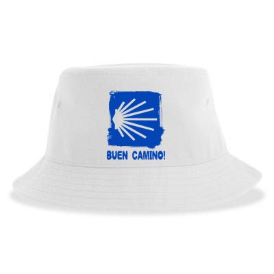 Camino De Santiago De Compostela Pilgrim Way Of St. James Sustainable Bucket Hat