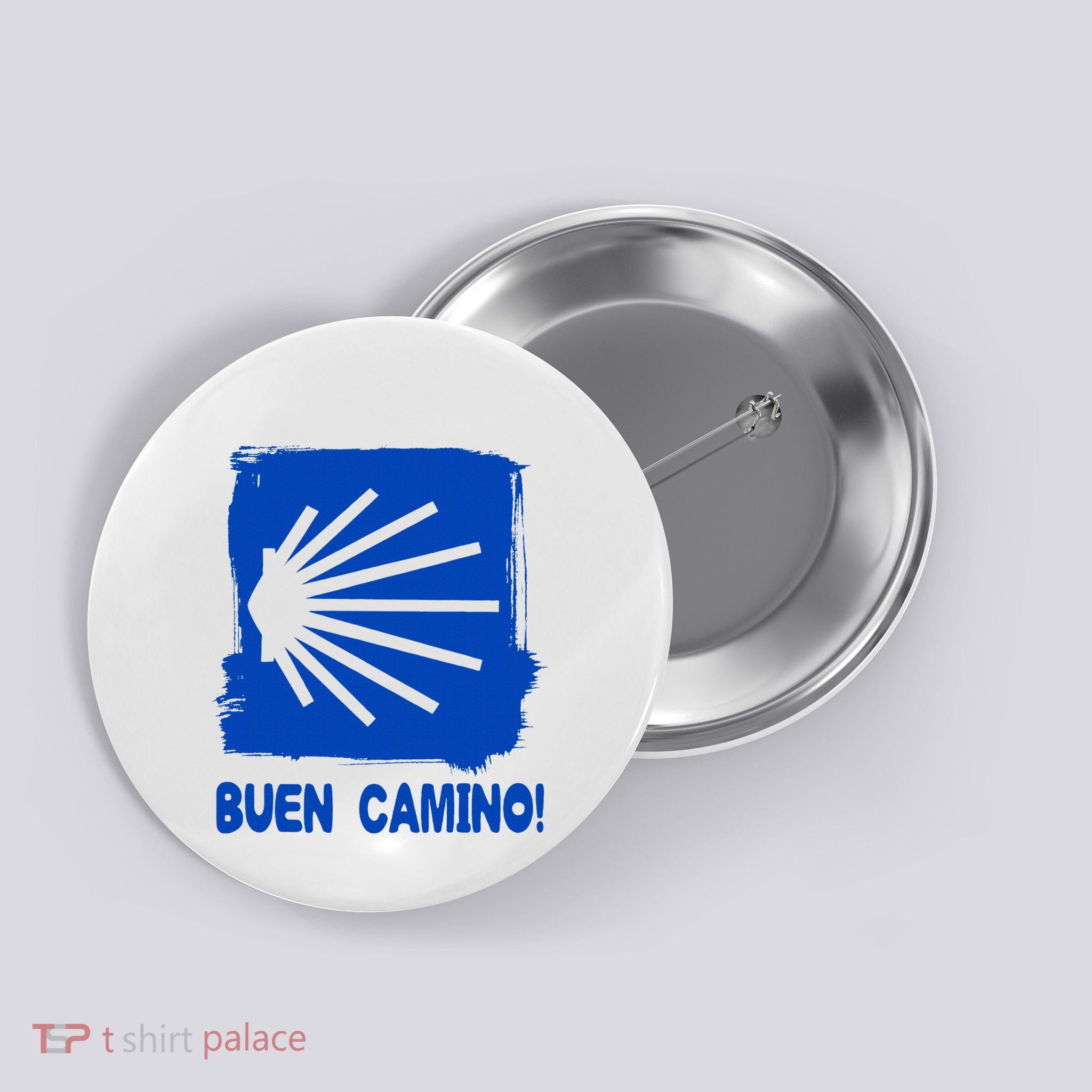 Camino De Santiago De Compostela Pilgrim Way Of St. James Button