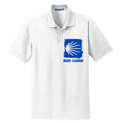 Camino De Santiago De Compostela Pilgrim Way Of St. James Dry Zone Grid Polo