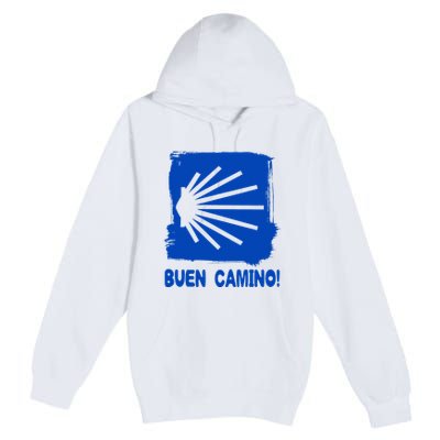 Camino De Santiago De Compostela Pilgrim Way Of St. James Premium Pullover Hoodie