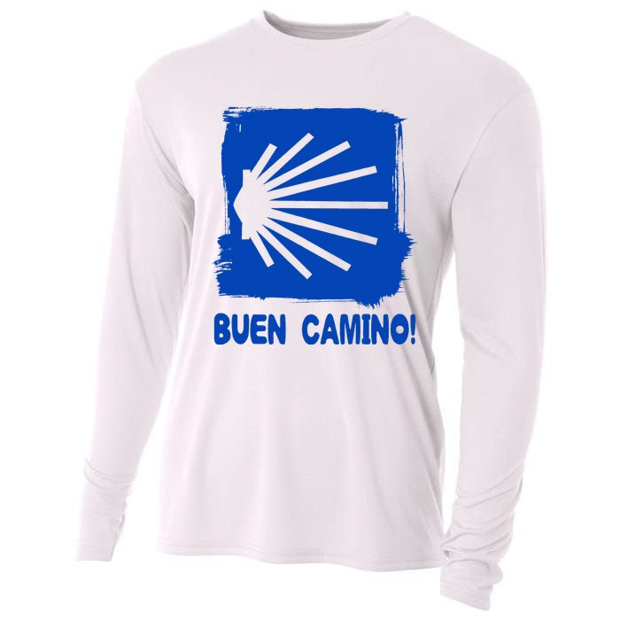 Camino De Santiago De Compostela Pilgrim Way Of St. James Cooling Performance Long Sleeve Crew