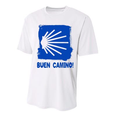 Camino De Santiago De Compostela Pilgrim Way Of St. James Performance Sprint T-Shirt