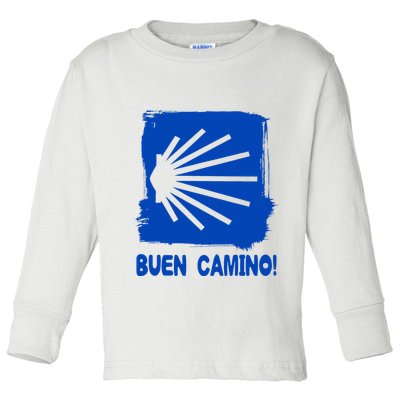 Camino De Santiago De Compostela Pilgrim Way Of St. James Toddler Long Sleeve Shirt