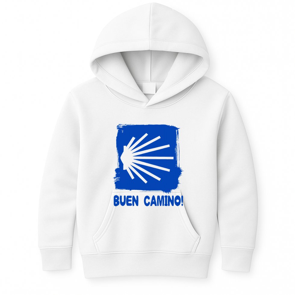 Camino De Santiago De Compostela Pilgrim Way Of St. James Kids Hoodie