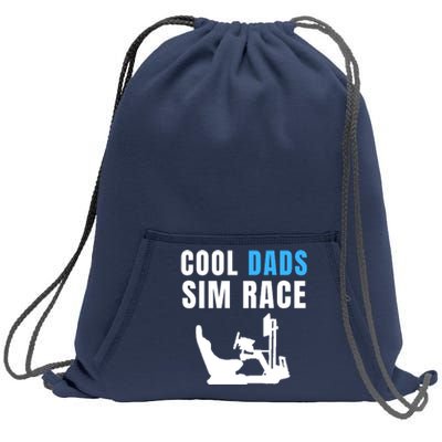 Cool Dads Sim Race Car Racing Sim Gaming Esport Sim Racer Sim Racing Cockpit Sweatshirt Cinch Pack Bag