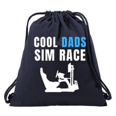 Cool Dads Sim Race Car Racing Sim Gaming Esport Sim Racer Sim Racing Cockpit Drawstring Bag