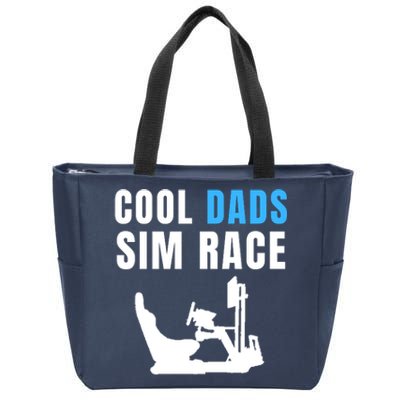 Cool Dads Sim Race Car Racing Sim Gaming Esport Sim Racer Sim Racing Cockpit Zip Tote Bag