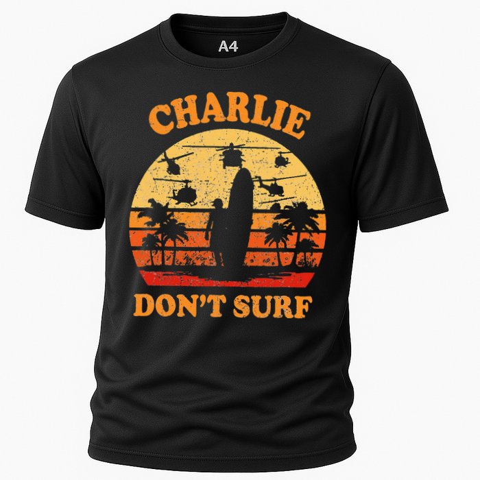 Charlie Dont Surf Military Vietnam War Surf Ops Cooling Performance Crew T-Shirt