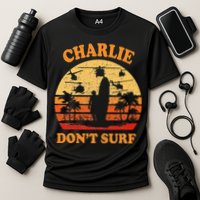 Charlie Dont Surf Military Vietnam War Surf Ops Cooling Performance Crew T-Shirt