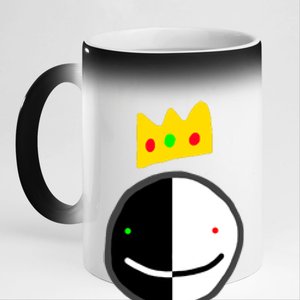 Crown Dream Smile SMP Team 11oz Black Color Changing Mug