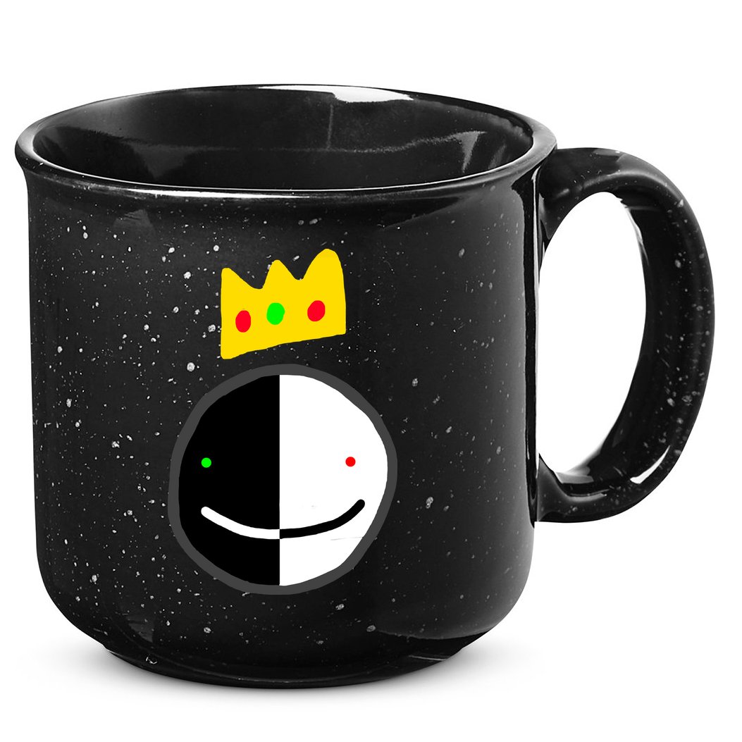 Crown Dream Smile SMP Team 15oz Campfire Ceramic Mug
