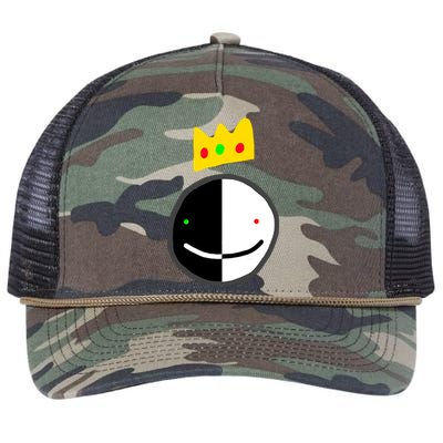 Crown Dream Smile SMP Team Retro Rope Trucker Hat Cap