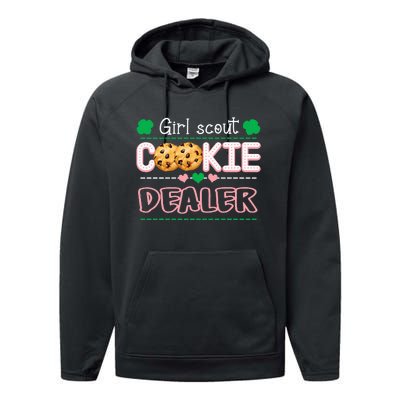 Cookie Dealer Scout For Scouting Family Matching Performance Fleece Hoodie