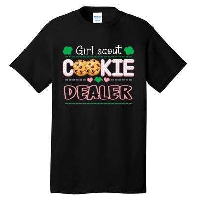 Cookie Dealer Scout For Scouting Family Matching Tall T-Shirt