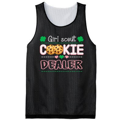 Cookie Dealer Scout For Scouting Family Matching Mesh Reversible Basketball Jersey Tank