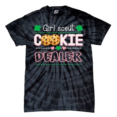 Cookie Dealer Scout For Scouting Family Matching Tie-Dye T-Shirt