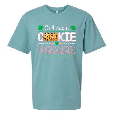 Cookie Dealer Scout For Scouting Family Matching Sueded Cloud Jersey T-Shirt