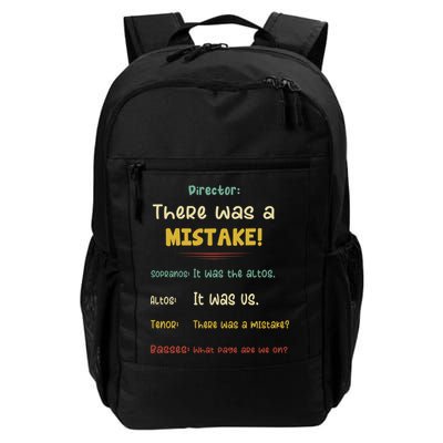 Choir Director Soprano Alto Tenor Bass Backpack