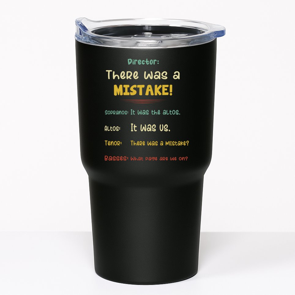 Choir Director Soprano Alto Tenor Bass Tumbler