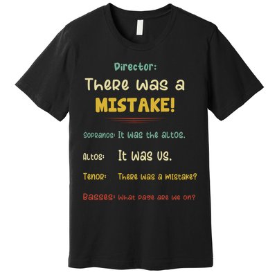 Choir Director Soprano Alto Tenor Bass Premium T-Shirt