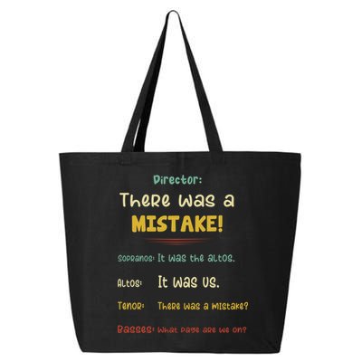 Choir Director Soprano Alto Tenor Bass 25L Jumbo Tote