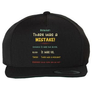 Choir Director Soprano Alto Tenor Bass Wool Snapback Cap