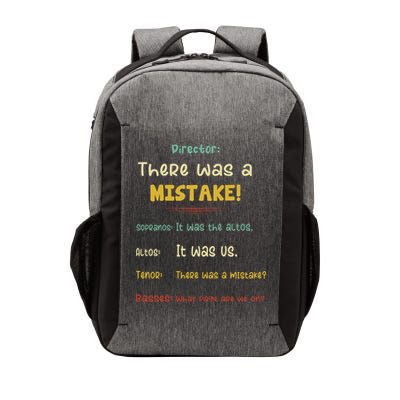 Choir Director Soprano Alto Tenor Bass Vector Backpack