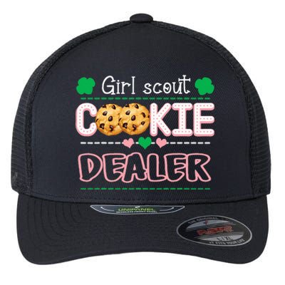 Cookie Dealer Scout For Funny Scouting Family Matching Flexfit Unipanel Trucker Cap