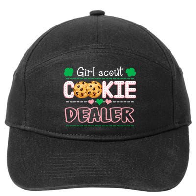 Cookie Dealer Scout For Funny Scouting Family Matching 7-Panel Snapback Hat