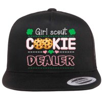 Cookie Dealer Scout For Funny Scouting Family Matching Flat Bill Trucker Hat