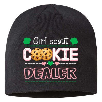 Cookie Dealer Scout For Funny Scouting Family Matching Sustainable Beanie