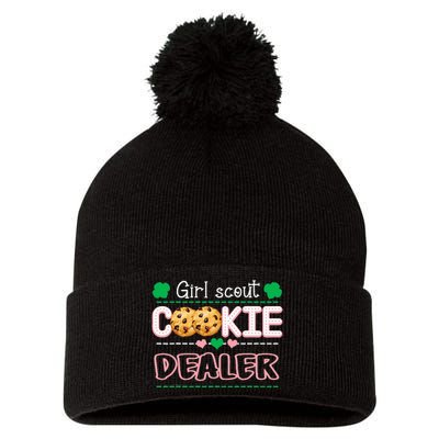 Cookie Dealer Scout For Funny Scouting Family Matching Pom Pom 12in Knit Beanie