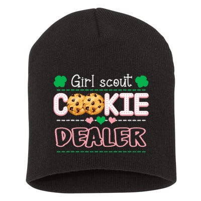 Cookie Dealer Scout For Funny Scouting Family Matching Short Acrylic Beanie