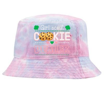 Cookie Dealer Scout For Funny Scouting Family Matching Tie-Dyed Bucket Hat