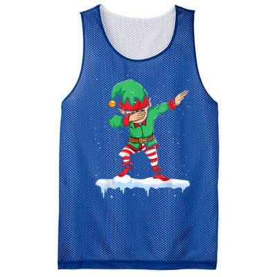 Christmas Dabbing Squad Xmas Family Matching Gift Mesh Reversible Basketball Jersey Tank