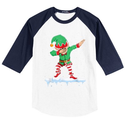 Christmas Dabbing Squad Xmas Family Matching Gift Baseball Sleeve Shirt