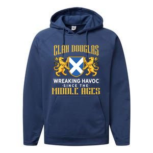 Clan Douglas Scottish Humor Scottish Pride Cool Gift Performance Fleece Hoodie